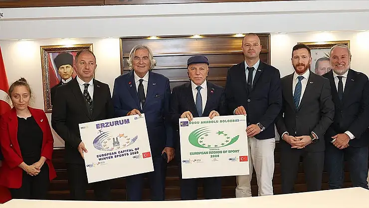 Erzurum, 2025 yılı 'Avrupa Kış Sporları Başkenti' seçildi
