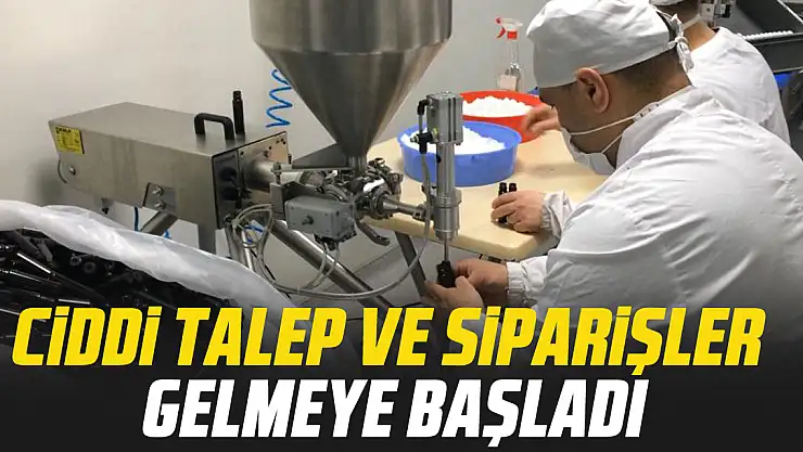 Ciddi talep ve siparişler gelmeye başladı