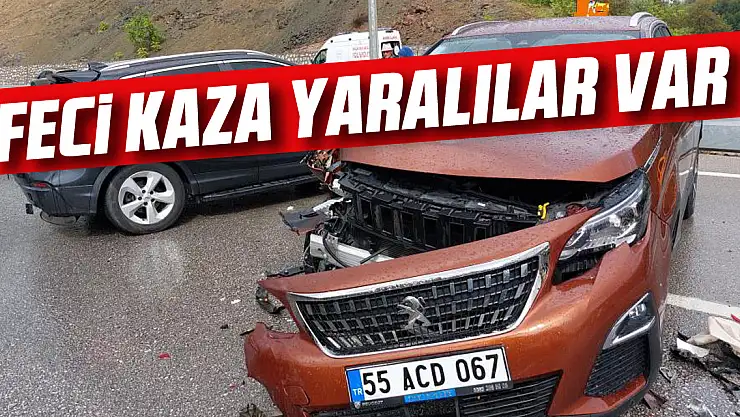 FECİ KAZA YARALILAR VAR