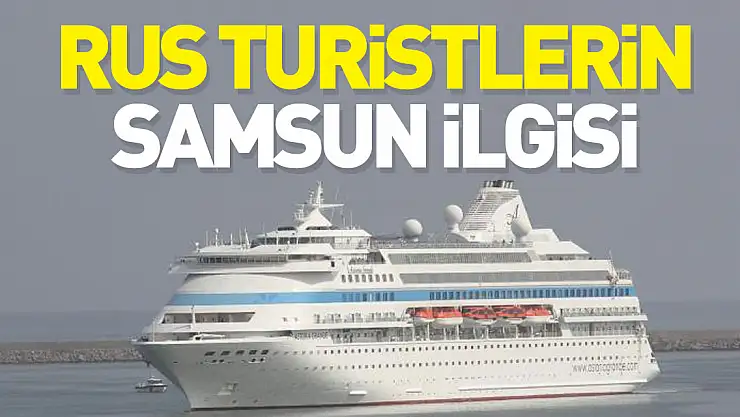 Astoria Grande adlı kuruvaziyer 1047 yolcu, 444 mürettebat ile Samsun'da