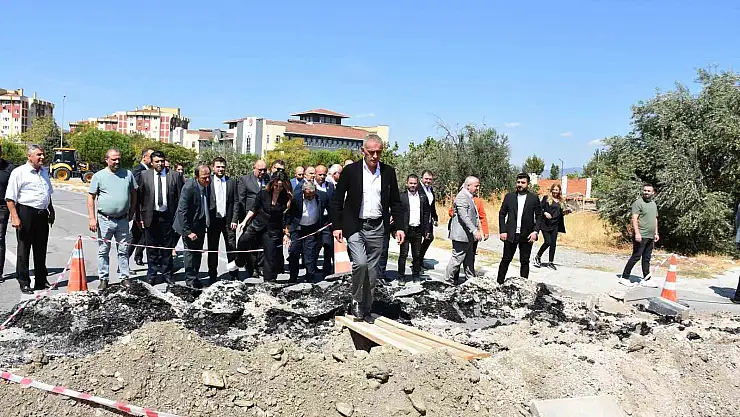 Manisa'da şaşırtan manzara