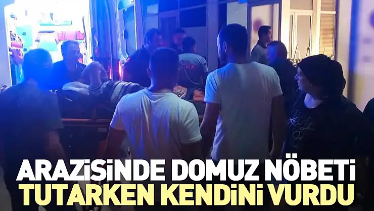 Nöbet tutarken kendini vurdu