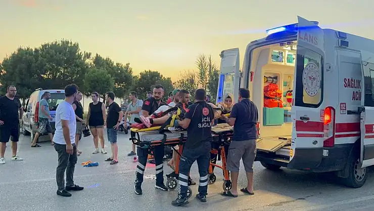 Alkollü sürücü elektrikli bisikletle çarpıtı