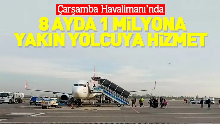 1 milyona yakın yolcuya hizmet