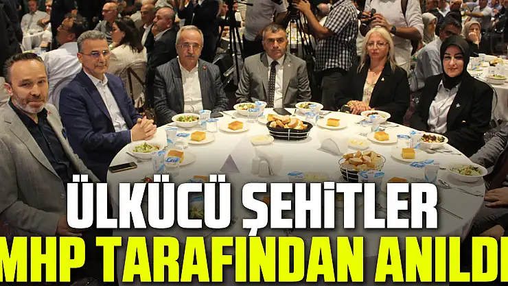 Ülkücü Şehitler MHP tarafından anıldı