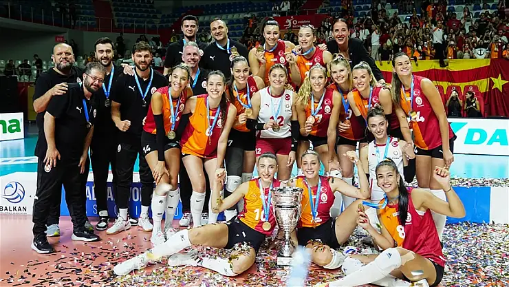 Galatasaray Daikin ,2024 Balkan Kupası'nda şampiyon oldu