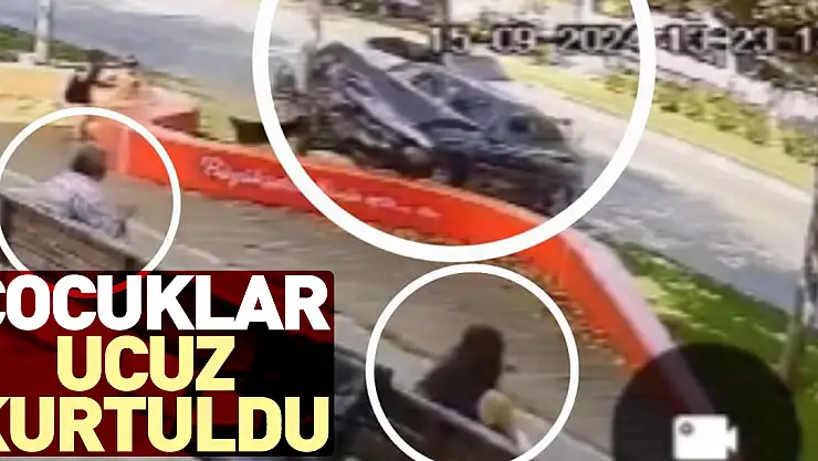 Çocuklar ucuz kurtardı
