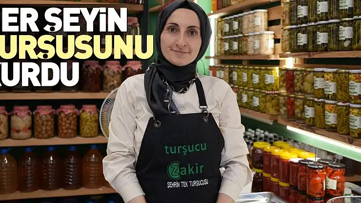 100'den fazla çeşit turşu raflarda