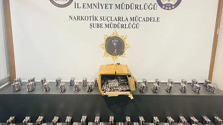15 bin 148 adet sentetik ecza ile yakalandı