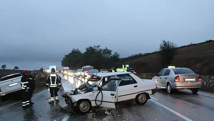 Samsun'da feci kaza