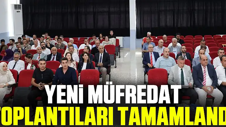 Türkiye Yüzyılı Maarif Modeli Toplantıları Tamamlandı