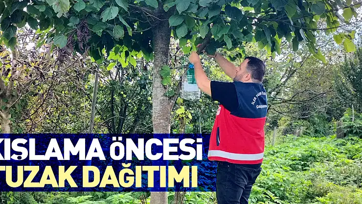 Kışlama öncesi Tuzak Dağıtımı