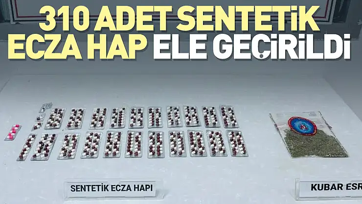 310 adet sentetik ecza hap
