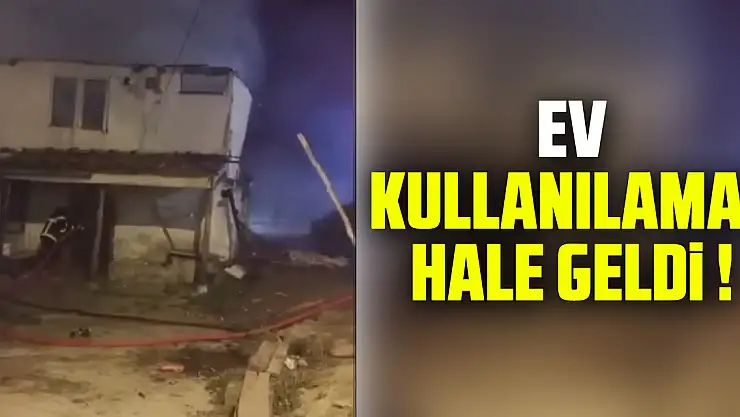 EV KULLANILAMAZ HALE GELDİ !
