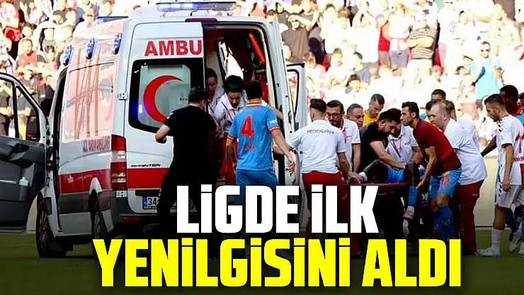 ligde ilk yenilgisini aldı