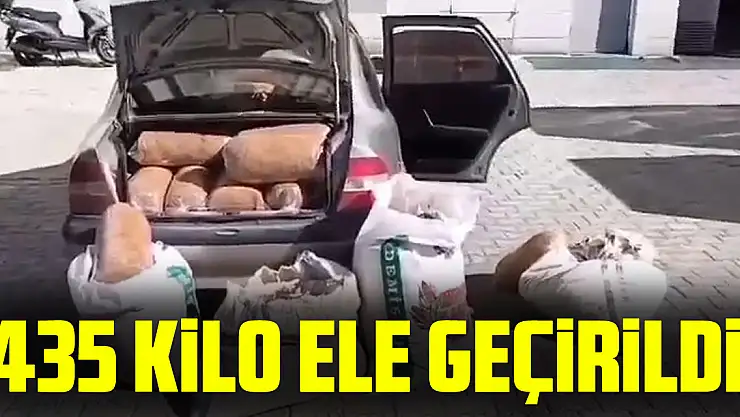 435 kilo ele geçirildi