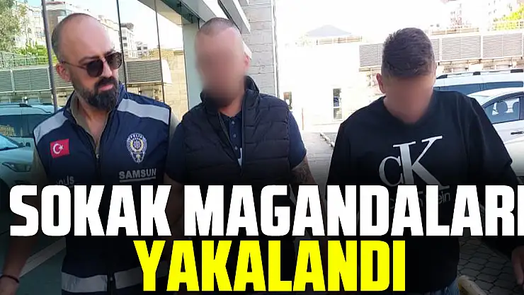 SOKAK MAGANDALARI YAKALANDI