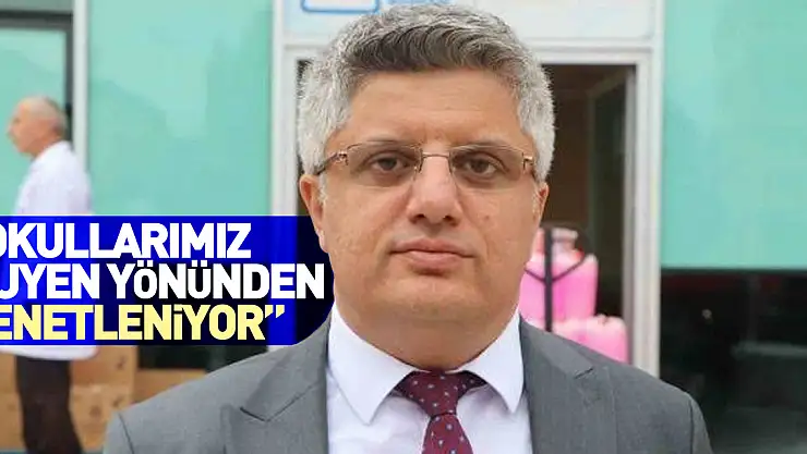'Okullarımız hijyen yönünden denetleniyor'