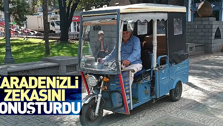 Karadenizli zekasını konuşturdu