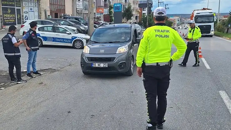 Bafra'da sıkı denetim