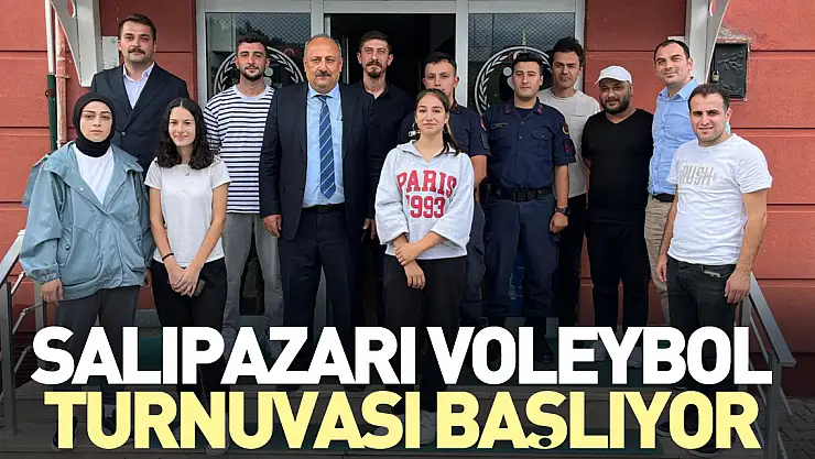 SALIPAZARI VOLEYBOL TURNUVASI BAŞLIYOR