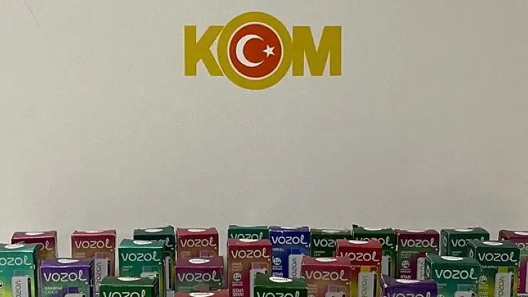 31 elektronik sigara ele geçirildi