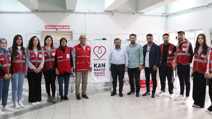 85 ünite kan bağışı yapıldı