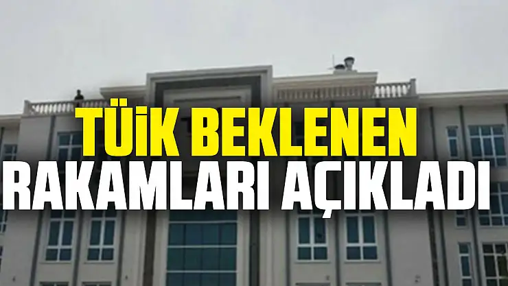 TÜİK Beklenen rakamları açıkladı