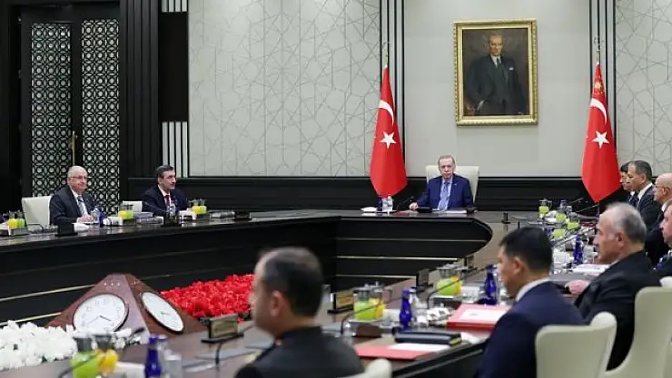 Milli Güvenlik Kurulu  Erdoğan başkanlığında toplandı