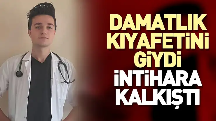 Damatlık kıyafetini giydi intihara kalkıştı