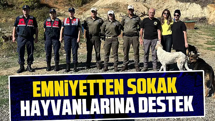 Emniyetten Sokak Hayvanlarına Destek