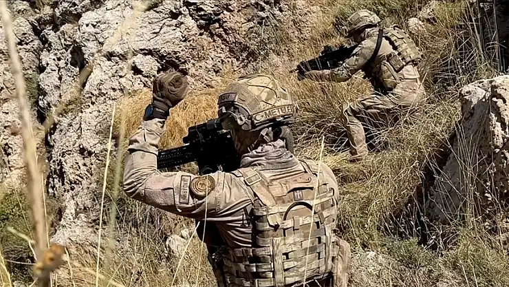 'Gürz-18' operasyonlarında 55 mağara, sığınak ve barınma alanı imha edildi