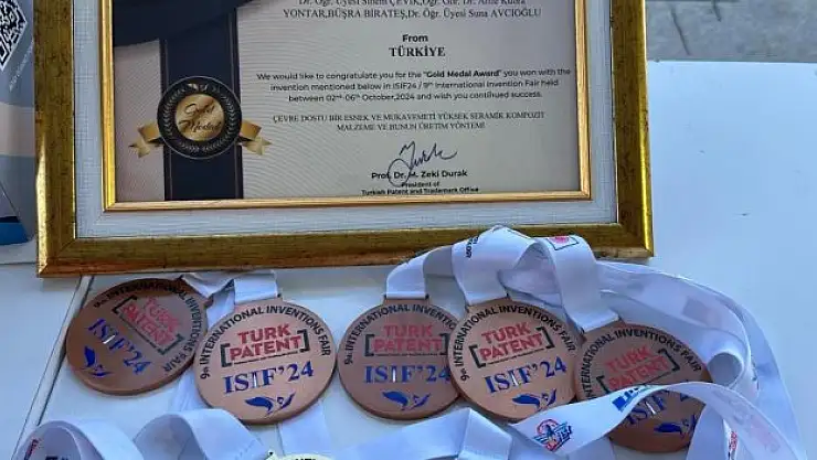 OMÜ, Uluslararası Buluş Fuarı'nda 7 madalya elde etti