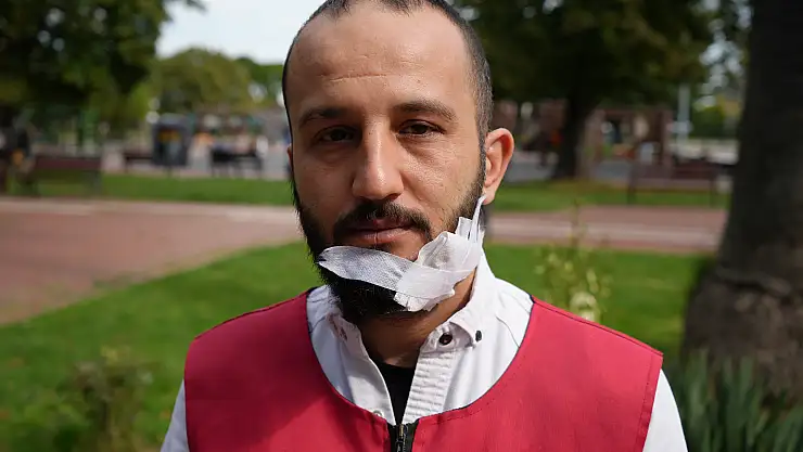 Otomobil ve motosiklet sürücüsü çarpıştı: Kurye ölümden döndü