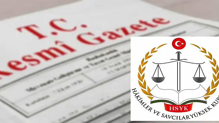 2 Hakim 1 Savcı Ataması Resmi Gazete'de