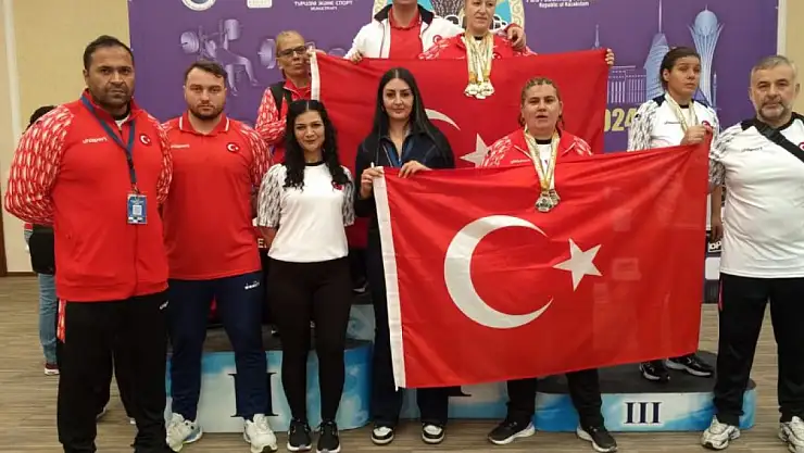 Görme engelli halterciler, Dünya şampiyonasında 13 madalya aldı