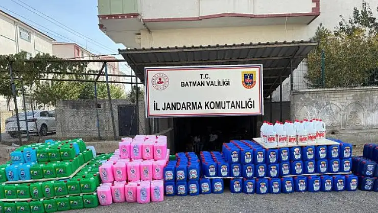 Sahte temizlik ürünleri ele geçirildi