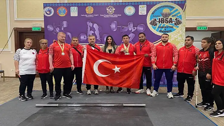 Görme engelli milli halterciler, Dünya Şampiyonası'nı 37 madalyayla tamamladı