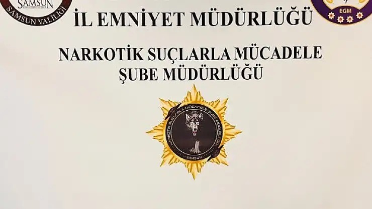 1 kilo skunk ile yakalandı