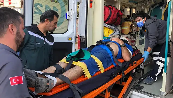 Elektrikli bisikletin sürücüsü düşerek yaralandı