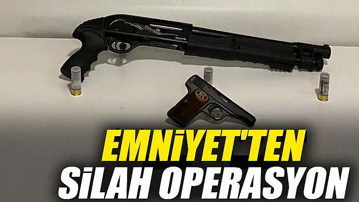 Emniyet'ten silah operasyon