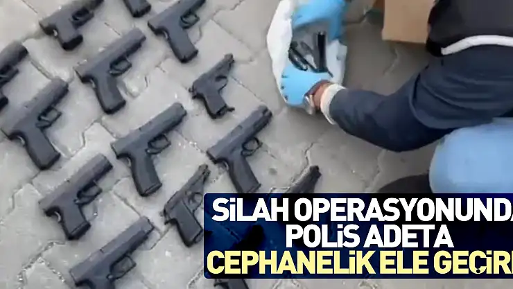 Polis adeta cephanelik ele geçirdi