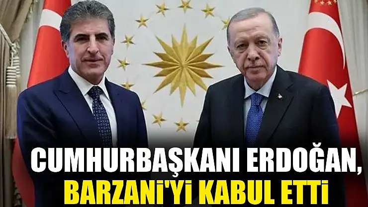 Cumhurbaşkanı Erdoğan, Barzani'yi kabul etti