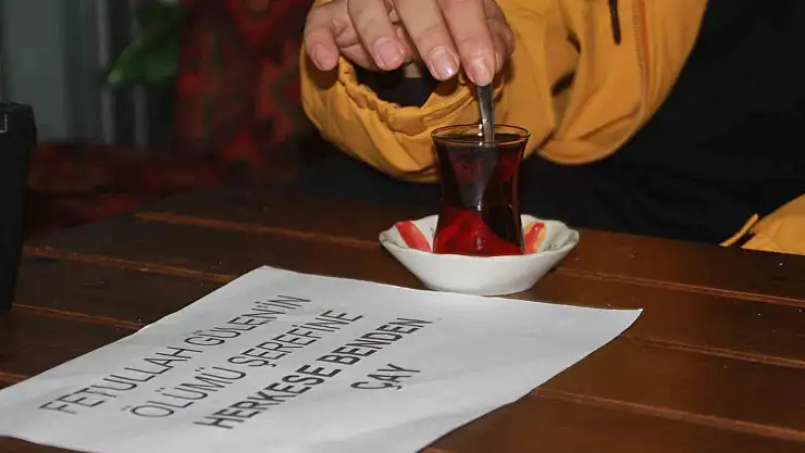 esnaf çayları ücretsiz dağıttı