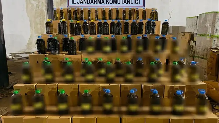 6,5 ton sahte zeytinyağı ele geçirildi