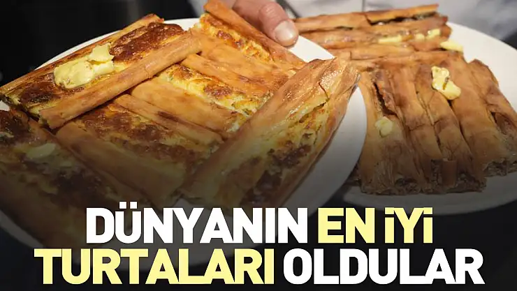 Dünyanın en iyi turtaları oldular