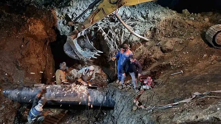 Havşeri isale hattında çalışmalar son buldu