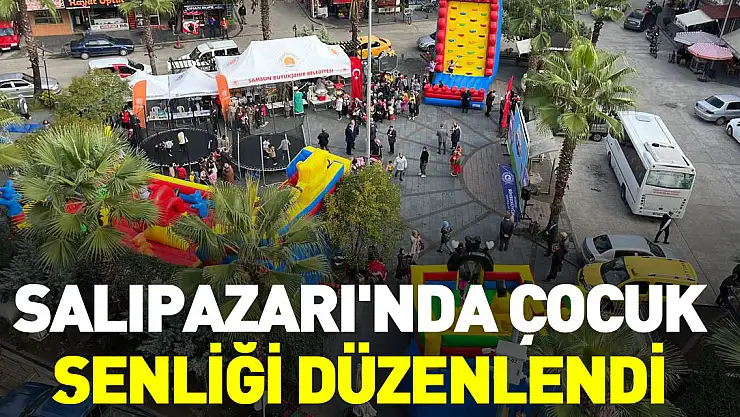 Salıpazarı'nda çocuk şenliği düzenlendi
