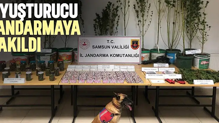 UYUŞTURUCU JANDARMAYA TAKILDI