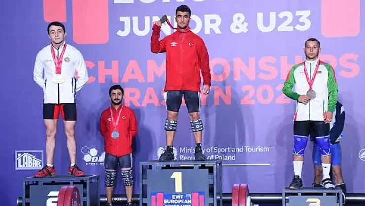 Genç milli halterciler, Avrupa Şampiyonası'nda